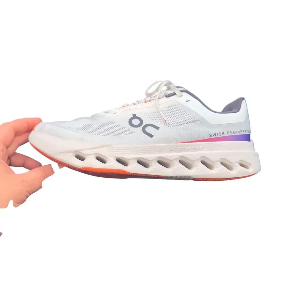 On Cloudsurfer Next Running Shoes White Pink Orange Women’s US 9.5 EU 41